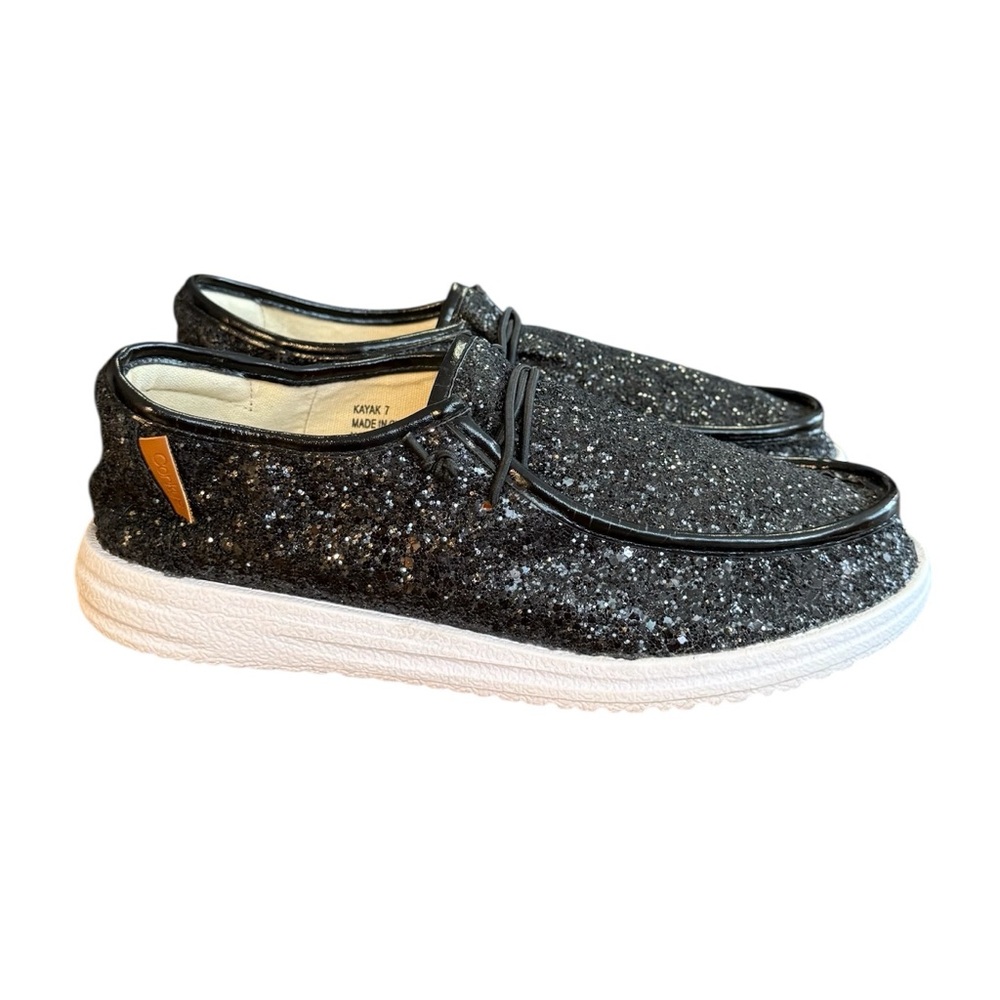 Corkys Kayak Glitter Boat Shoes Women’s Size 7